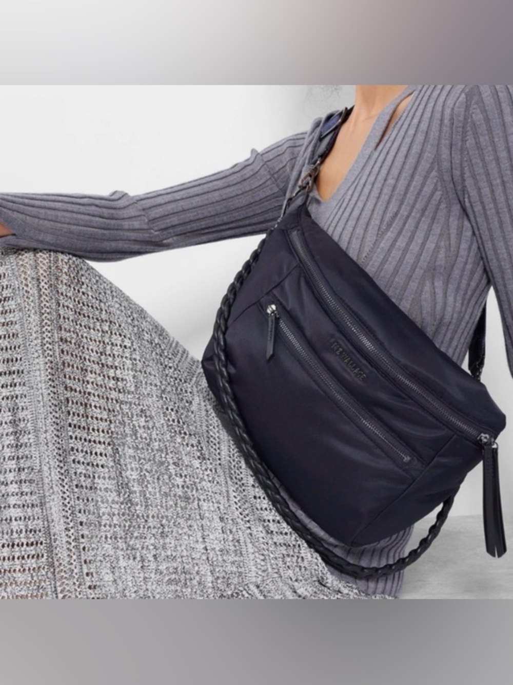 MZ Wallace Bowery Sling in black